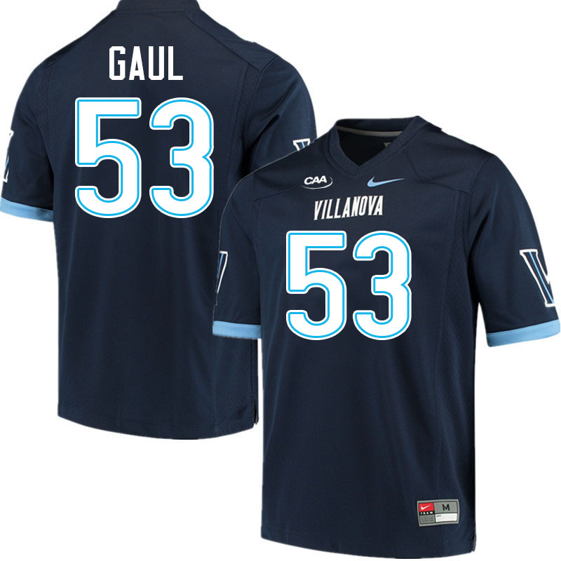Villanova Wildcats #53 Michael Gaul College Football Jerseys Stitched-Navy Villanova Wildcats #53 Michael Gaul College Football Jerseys Stitched-Navy